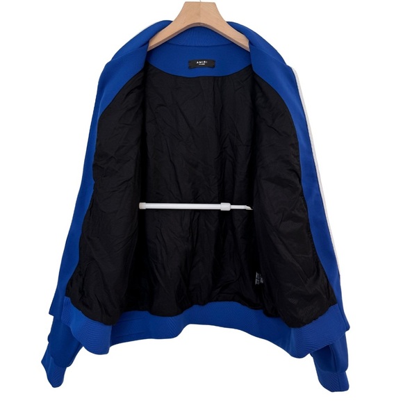 Amiri Men's XXL Piped Western Track Jacket Blue Full Zip Bomber Embroidered - Picture 12 of 12